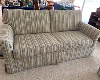 Havertys sofa has matching oversized chair and ottoman.  Sofa $600. Char $400 ottoman $150    Sofa was purchased recently at $1299