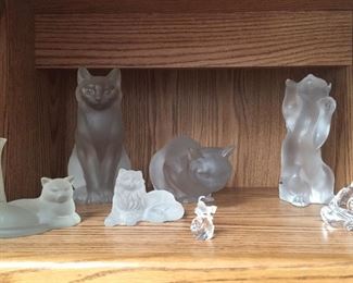 Lalique cats