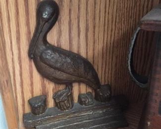 Unusual pelican doorstop