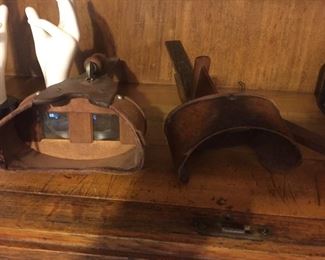 Vintage stereoscope viewfinder