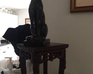 Large cat figurine 