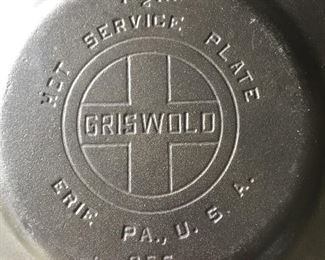 GRISWOLD Hot service plate