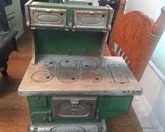 Miniature cast iron stove