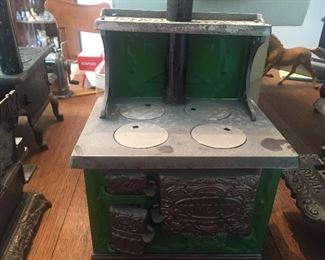 Miniature cast iron stove