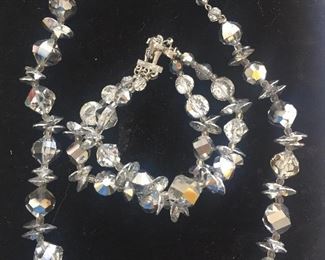 Beautiful West German crystal jewelry