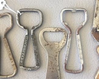 Assortment of bottle openers