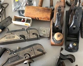 Selection of rare vintage tools