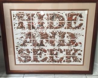 Center lithograph of the series.