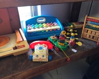 Vintage Fischer Price toys