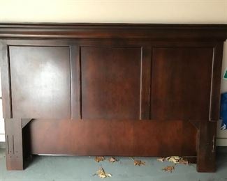 Broyhill King Size Head Board and Foot Board / Metal Frame Available
