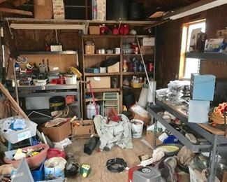 Shed stuff that will be organized!