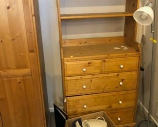 cabinet with three draws and shelves
