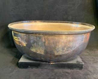 022 Vintage Silverplate Turkey Dome