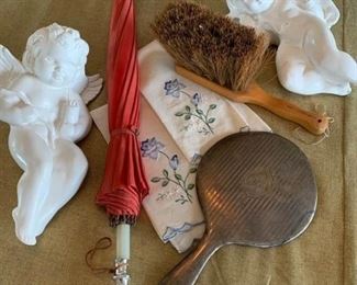 094 English Sterling Hand Mirror