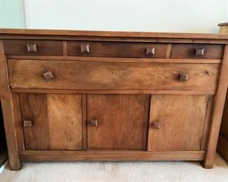 059 Rustic Wood Sideboard