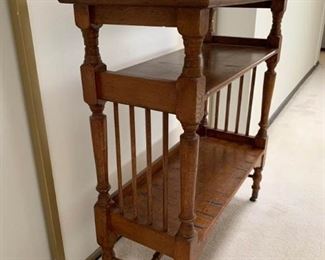 083 Wood Library Table