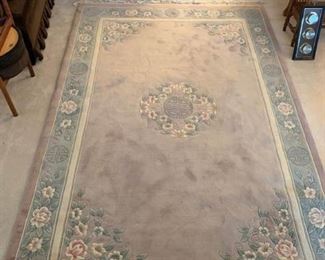 029 Chinese Aubusson Wool Rug