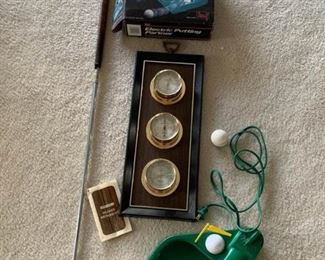 100 Electric Putting Partner, Acushnet Putter  Barometer