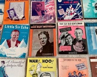 105 Vintage Sheet Music35 Total
