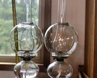 Antique oil lighting 