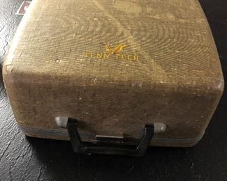 Tennessee Tech case with typewriter