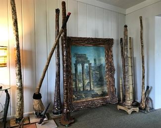 Didgeridoos and painting (author Lamarrack)