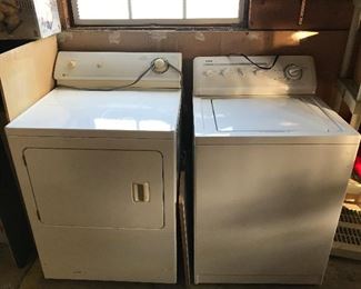 Washer and dryer