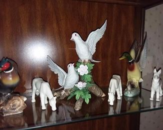 Assorted Porcelain Animals