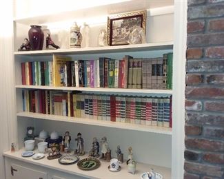 Assorted Bookshelf Contents