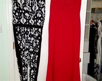 Gorgeous women's clothing. Red dress on right still has tags!