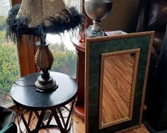 Lamps, mirrors