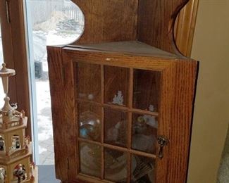 Small corner wall cabinet/shelf
