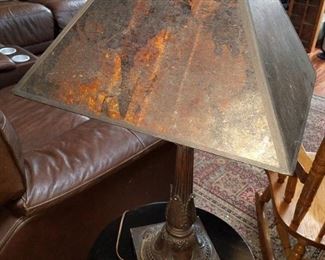 Vintage style lamp. (See the photo of the girls in the shade?...so cool!)