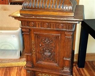 Antique cabinet with two drawers...