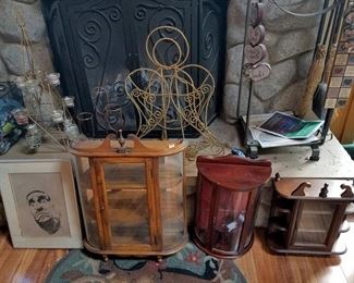 Wall display cases