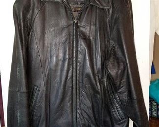 Men's XL tall leather jacket