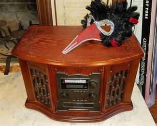 But this one was added. CD/radio/turntable