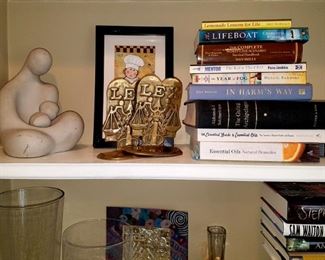 Solid Brass LEX Bookends, books...