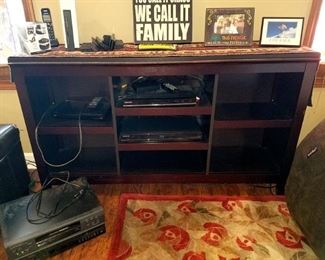 TV console/bookcase $40