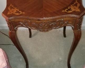 Petite Marquetry Table