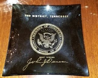 John J. Duncan ashtray