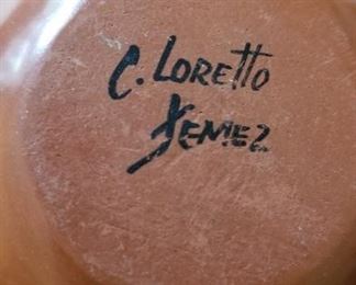 C. Loretto Jimez Pueblo Pottery