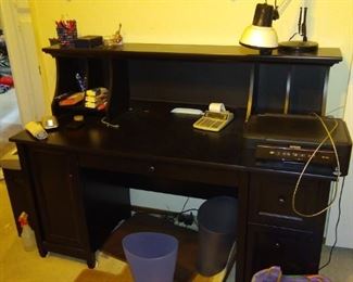 Black Wood desk