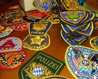 Tons of vintage Police patches from all over.