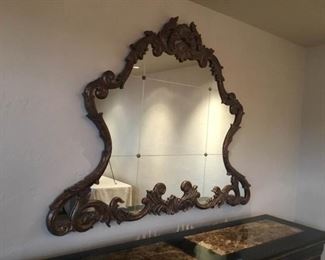 Rococo Beveled Mirror