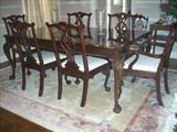 Henredon Rittenhouse Square dining table and six chairs