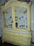Drexel breakfront china cabinet