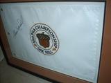 Shaun Micheel autographed flag