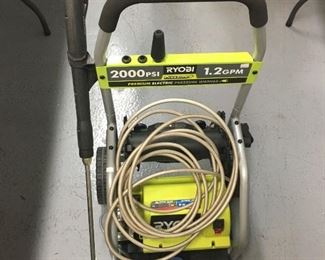 ryobi pressure washer 2,000 psi