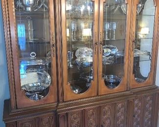 Italian Provincial China cabinet